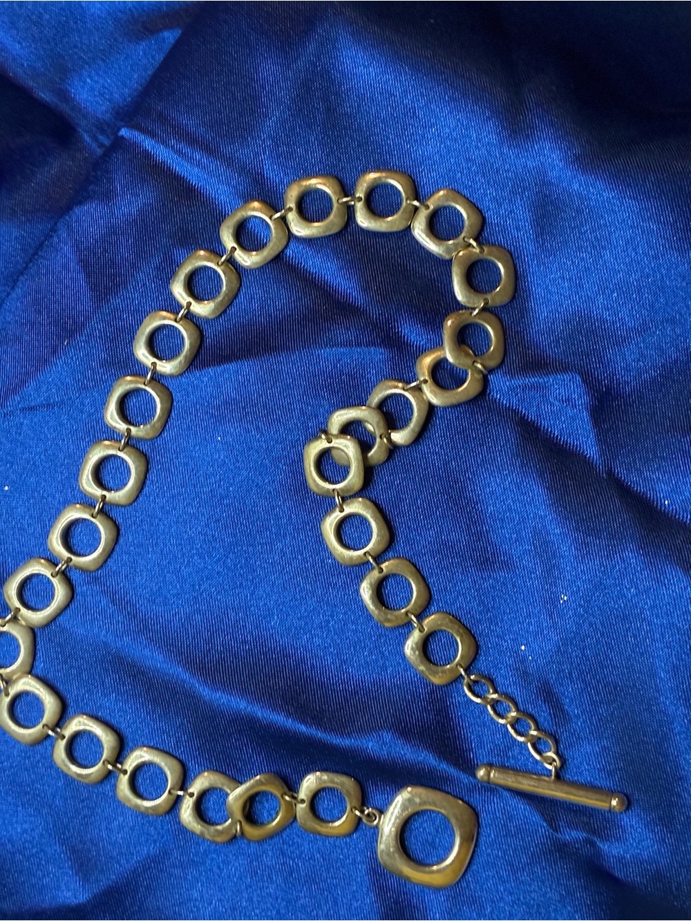 Tiffany & Co. silver  Circular Link Toggle Necklace